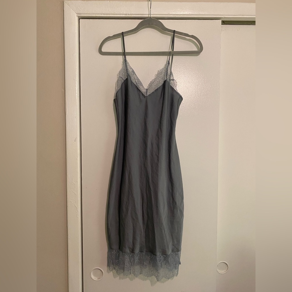 Victoria’s Secret Blue Gray Slip Dress Size Small